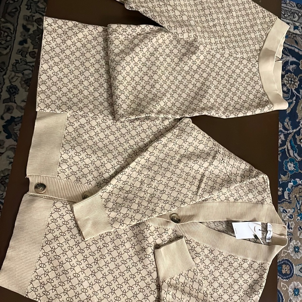 Co-ord new with tag cardigan size S and pants size M